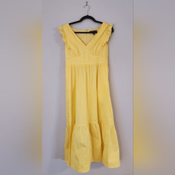Maggy London Yellow Long Summer Dress - Picture 2 of 14